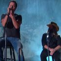 Throwback Thursday: Remember When Chris Stapleton Was That Hairy Guy in a Hat in the Fog Who Was Singing Backup for Luke Bryan?