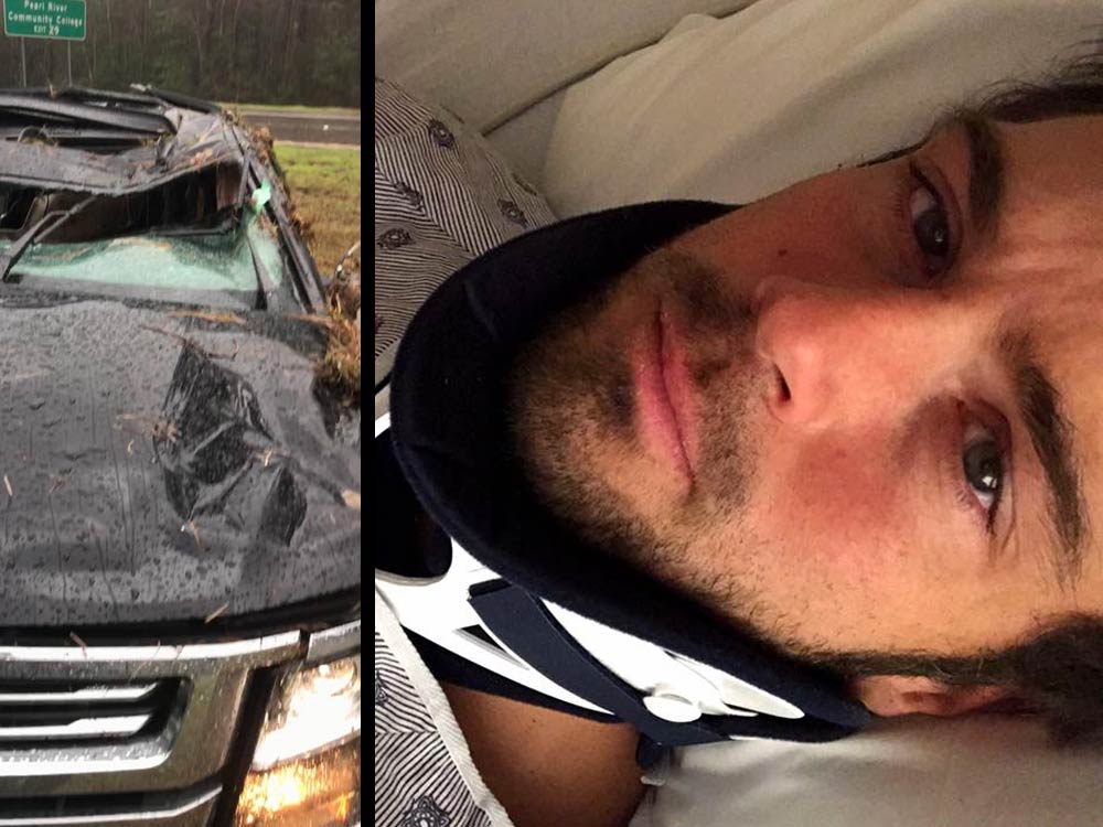 Chuck Wicks Has Fractured Skull and Vertebrae After Car Wreck—But His Outlook Is Promising & Hopes to Be Released From Hospital Today